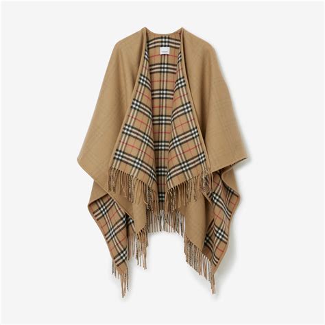 burberry cape women|burberry reversible check cape.